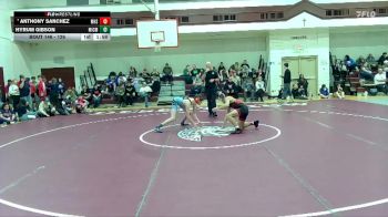 126 lbs Champ. Round 2 - Anthony Sanchez, Morenci High School vs Hyrum Gibson, Mica Mountain