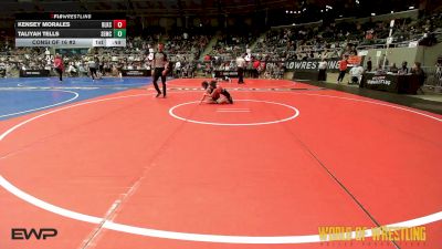 60 lbs Consi Of 16 #2 - Kensey Morales, Blackcat WC vs Taliyah Tells, Salem Elite Mat Club