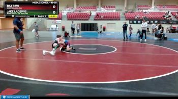 89-95 lbs Round 5 - Jake Ladewig, North Hall Jr Trojans vs Raj Ravi, North Carolina