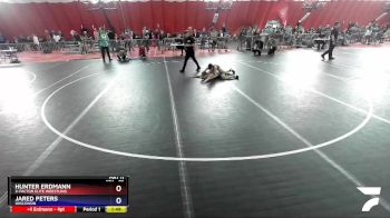 86 lbs Semifinal - Hunter Erdmann, X-Factor Elite Wrestling vs Jared Peters, Wisconsin