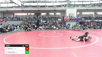 100 lbs Quarterfinal - Selena Batres, Jonathan Law vs Clara Reynolds, New Milford