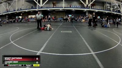 64-72 lbs Round 3 - Wyatt Matthews, Scanlan vs Camden Gray, UQA