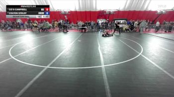 132 lbs Quarterfinal - Co`ji Campbell, Wisconsin vs Colton Steldt, Combat W.C. School Of Wrestling