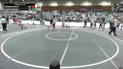 46 lbs Consi Of 8 #2 - Frankie Baulch, Ruby Mountain WC vs Easton Burton, Nighthawks WC