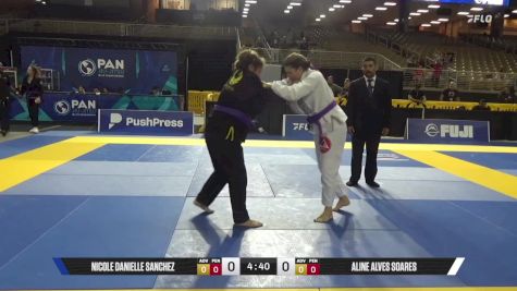 Aline Alves Soares vs Nicole Danielle Sanchez 2025 Pan Jiu Jitsu IBJJF Championship