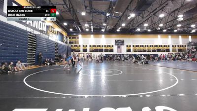 136 lbs Consy 4 - Juliana Van Slyke, Mt. Lebanon vs Josie Mason, West Greene
