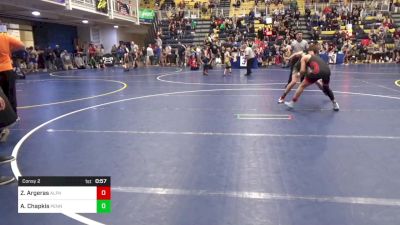 130 lbs Consy 2 - Zanetos Argeras, Alpha WC vs Adam Chapkis, Penn Trafford