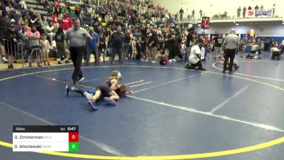 56 lbs Consy 3 - Owen Zimmerman, Delaware Valley vs Garrett Wisniewski, Rambler WC