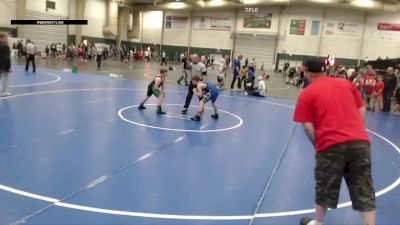 110 lbs Quarterfinal - Michael Fitzgerald, Sherman Challengers vs Parker Lohmeier, Fusion