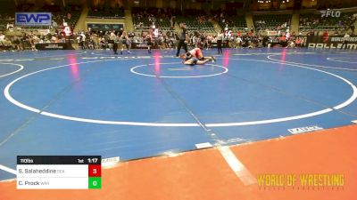 110 lbs Quarterfinal - Sienna Ocean Salaheddine, Sea Queens - Threshold vs Cara Prock, Warner Eagles Youth Wrestling