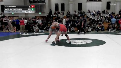 175 lbs Final - Jack Sawiski, Silver Lake vs Matthew Patterson, Middleborough