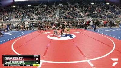 106 lbs Cons. Round 2 - Paxton Stienmetz, Touch Of Gold Wrestling Club vs Malachi Smethurst, Eastside United Wrestling Club