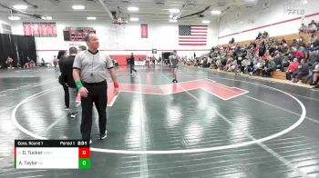 165 lbs Cons. Round 1 - David Tucker, Indianapolis vs Aaron Taylor, Quincy