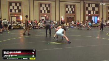 130 lbs Finals (8 Team) - Taylor Aiello, BlueWave vs Braylon Gonzalez, BK ELITE