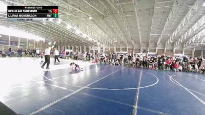 40 lbs Cons. Semi - Keahilani Takemoto, Team Pride Academy vs Liliana Mondragon, Ravage Wrestling Club