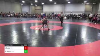 100 lbs Round Of 32 - Ivory Cazier, Mt. View vs Grace Huber, Douglas County