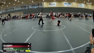 68 lbs Round 3 - Easton Ginn, CP Wrestling Academy vs RJ Cabrera, Team Gotcha