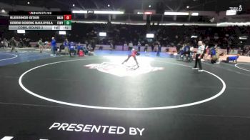 Girls 120 lbs Cons. Round 3 - Kereni Doreng Nauluvula, Federal Way (Girls) vs Blessings Gitari, Washington (Girls)