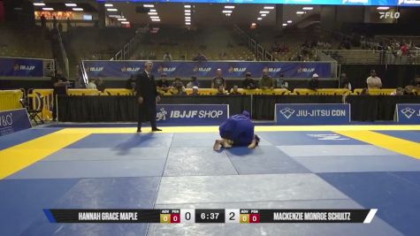 Mackenzie Monroe Schultz vs Hannah Grace Maple 2026 Pan Jiu Jitsu IBJJF Championship