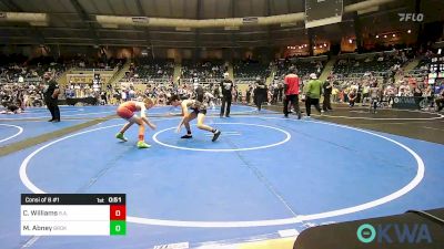 88 lbs Consi Of 8 #1 - Corde Williams, R.a.w. vs Maddox Abney, Broken Bow Youth Wrestling