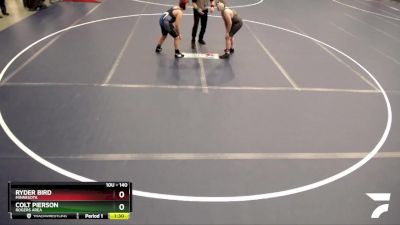 140 lbs Quarterfinal - Colt Pierson, Rogers Area vs Ryder Bird, Minnesota