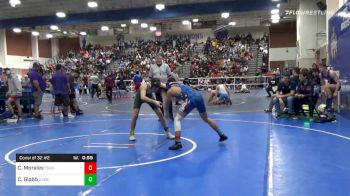 120 lbs Consolation - Cristian Morales, Tesoro vs Cameron Glabb, Costa Mesa