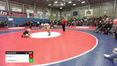 175 lbs Consi Of 16 #1 - Rolando Lira, Cesar Chavez vs Jesse Cardona, Victor Valley S