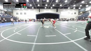 174 lbs Cons. Round 2 - Melvin Patterson, Lindsey Wilson (Ky.) vs Derrick Bannister, Cumberlands (Ky.)