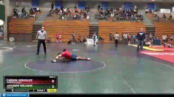 113 lbs Quarterfinal - Jaysawn Williams, Carter vs Carson Gonzalez, Murrieta Valley