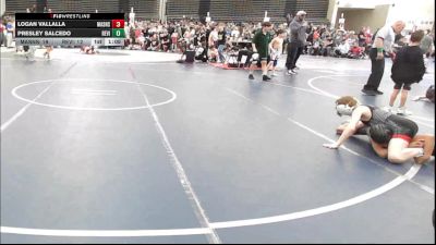 73 lbs Rr Rnd 3 - Logan Vallalla, Mat Assassins Gray - ESE vs Presley Salcedo, Revival X