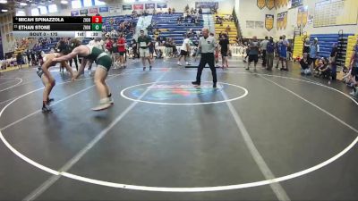 175 lbs Cons. Round 3 - Micah Spinazzola, Victory Elite vs Ethan Stone, YIC