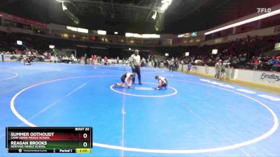 83-88 lbs Round 2 - Summer Oothoudt, Camp Verde Middle School vs Reagan Brooks, Heritage Middle School