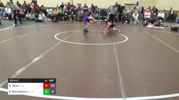 70 lbs Rr Rnd 1 - Sammy Yerty, ACES K-4 vs Blake Bernatowicz, Ragin Raisins Concord K-4