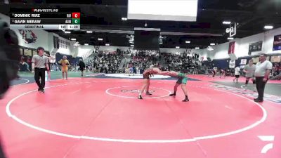 150 lbs Semifinal - Dominic Ruiz, Riverside Poly vs Gavin Meraw, Aliso Niguel