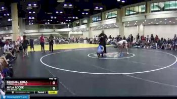 132 lbs Champ Round 1 (16 Team) - Nyla Rocke, The Angels vs Kendall Bibla, Florida All-Stars