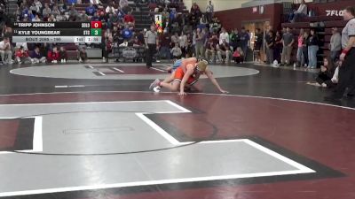 190 lbs Cons. Round 1 - Kyle Youngbear, South Tama County vs Tripp Johnson, Solon