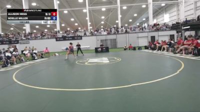 130 lbs Allison Hegg, Virginia vs Noelle Miller, Pennsylvaniia Red
