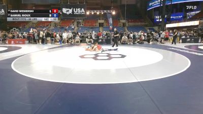 88 lbs Cons. Sub-rd Of 16 - David Wesierski, IL vs Samuel Rioux, IN