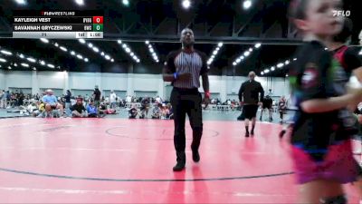 71 lbs Round 1 (10 Team) - Kayleigh Vest, Backyard Brawlers Pink vs Savannah Gryczewski, Blackman WC