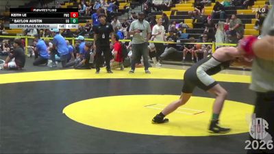128 lbs 5th Place Match - Keith Le, Peninsula Wrestling Club vs Baylon Austin, USA Gold