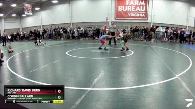 67 lbs Cons. Round 3 - Richard `Davis` Kern, Red Lion vs Corbin Ballard, Haymarket Hurricanes Wrestling