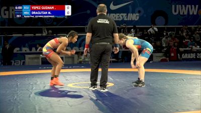 53 kg Quarterfinal - Lucia Yamileth Yepez Guzman, Ecu vs Mariana Dragutan, Mda