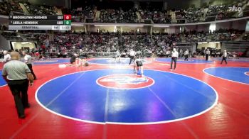 145 lbs Semifinal - Leela Hendrix, Carrollton vs Brooklynn Hughes, South Effingham