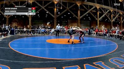 120 lbs Quarters & 1st Wb (16 Team) - Knox Sisson, Sonoraville vs Myles Stueve, Columbus