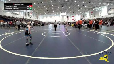 50 lbs 1st Place Match - Kamden Foster, Journeymen Wrestling Club vs James Loomis, Mexico Wrestling