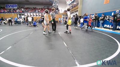 100-105 lbs Rr Rnd 5 - Tyce Baker, Midwest City Bombers Youth Wrestling Club vs Jett Parker, D3 Wrestling Cluib