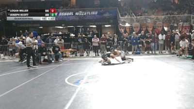 138 2A Quarterfinal - Logan Miller, Riverdale vs Joseph Scott, Archbishop Mccarthy Hs