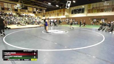 120 lbs Cons. Round 2 - Tyler Hixon, Morro Bay vs Anthony Martinez, Lakeside