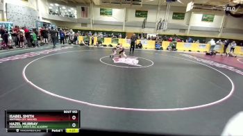 50 lbs Quarterfinal - Isabel Smith, Watford City Wolves vs Hazel Murray, Ironhawk Wrestling Academy