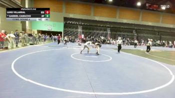 113 lbs Cons. Round 4 - Luke Villareal, Redwood -Visalia vs Gabriel Camacho, Pitman